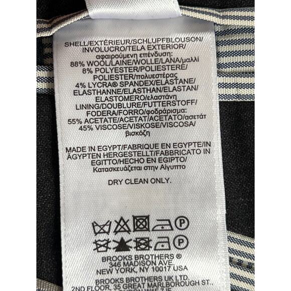 Brooks Brothers Blazer Mens 42R Explorer Regent Fit Stretch Wool 2 Button Jacket - Picture 10 of 16